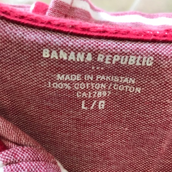 Men’s Large Banana Republic Striped Polo Bundle - Picture 4 of 5